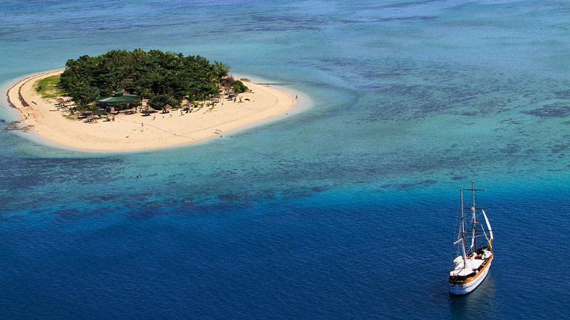 Discover the magical paradise island of Tivua on a laid back, family friendly day cruise brought to you by Captain Cook Cruises.